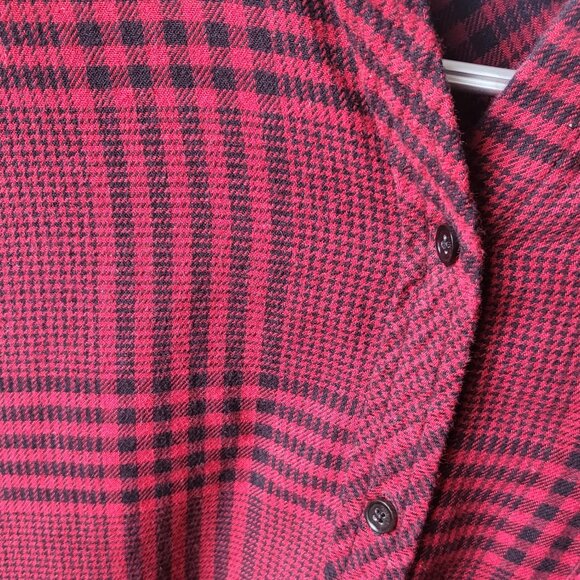 Wilfred free Aritiza red and black plaid top - Picture 3 of 3